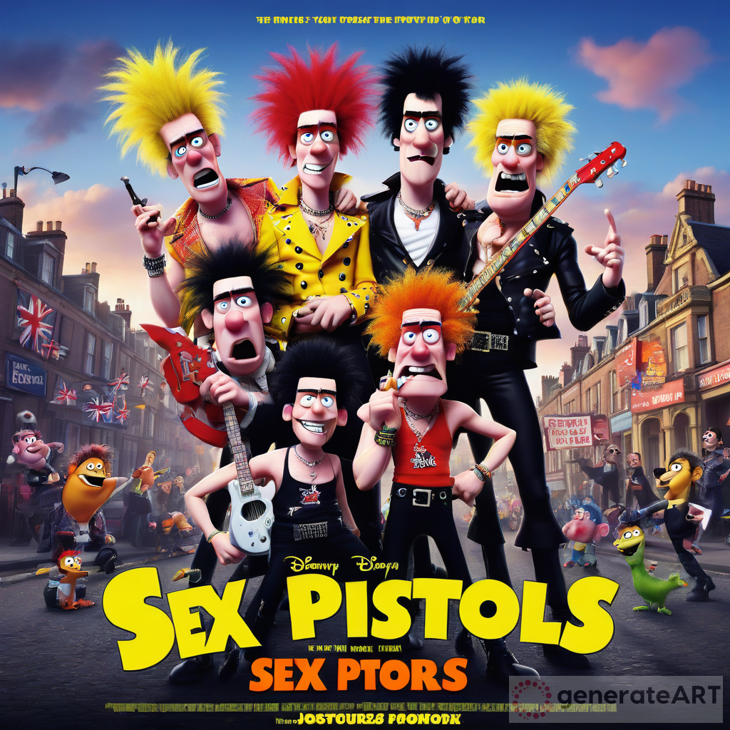 Sex Pistols Pixar Movie Poster Mashup | GenerateArt