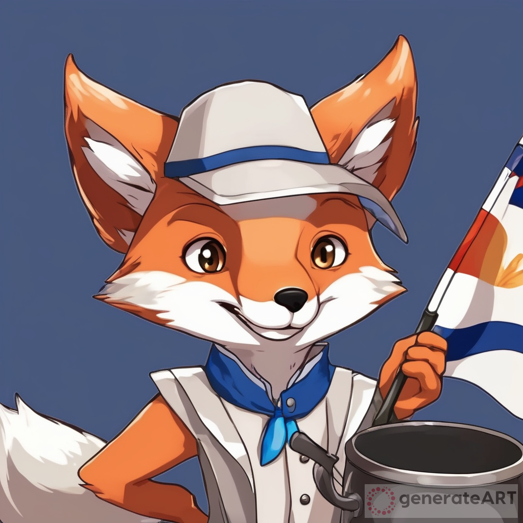 Anime Fox Pan Flag: Celebrating Inclusion and Diversity | GenerateArt