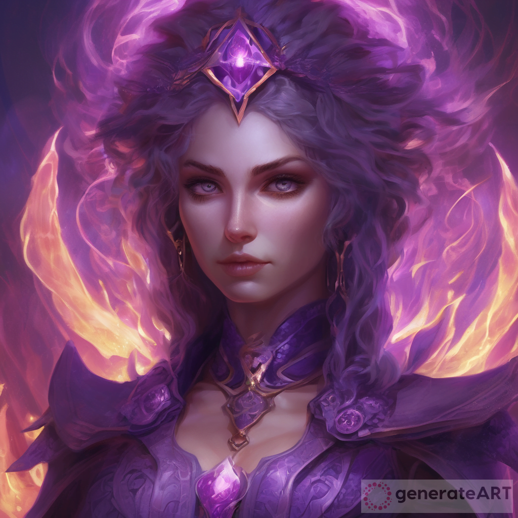 Archeiai Amethystia: Keeper of the Violet Flame | GenerateArt