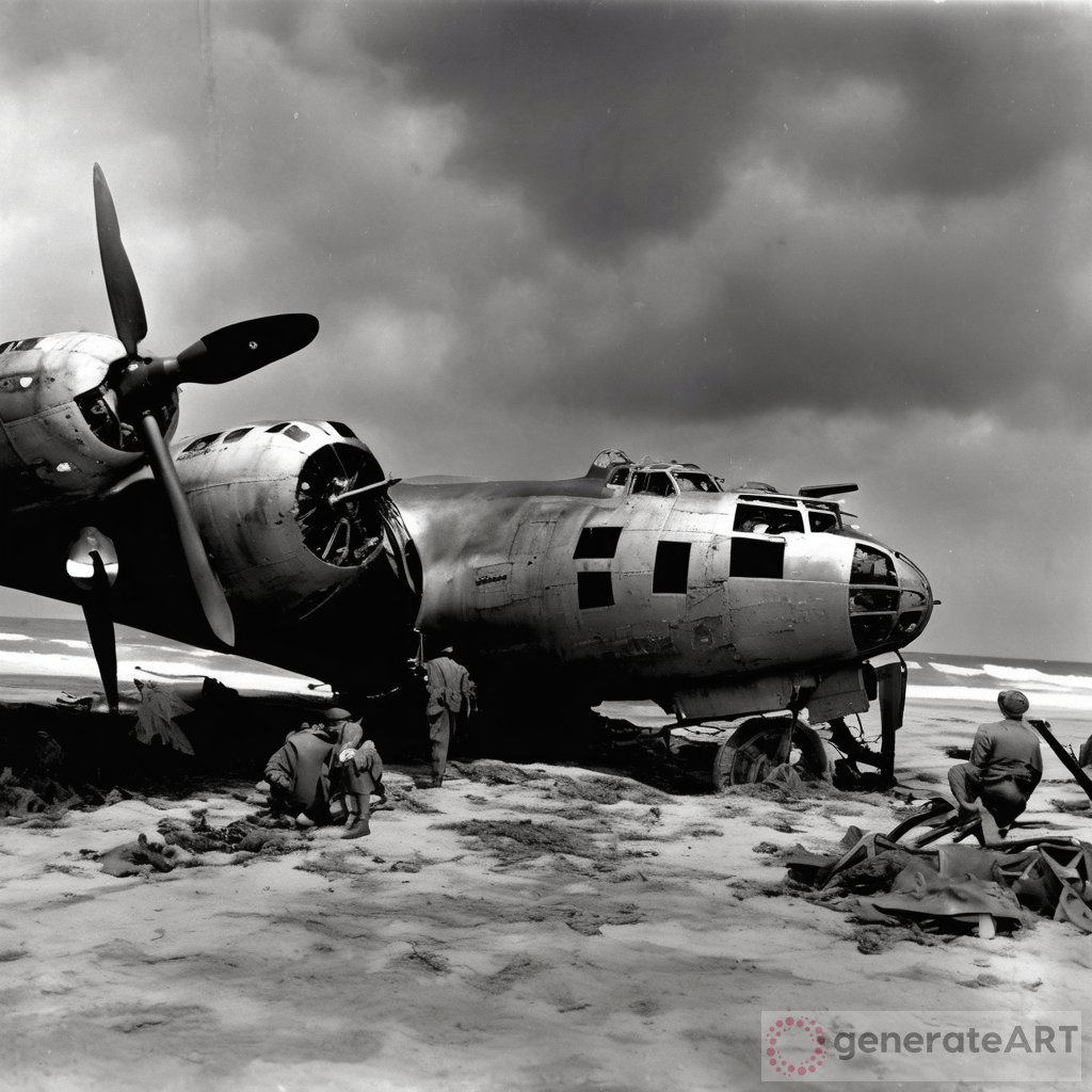 Haunting Apparition: The Bullet-Riddled B-17 Bomber Crash | GenerateArt