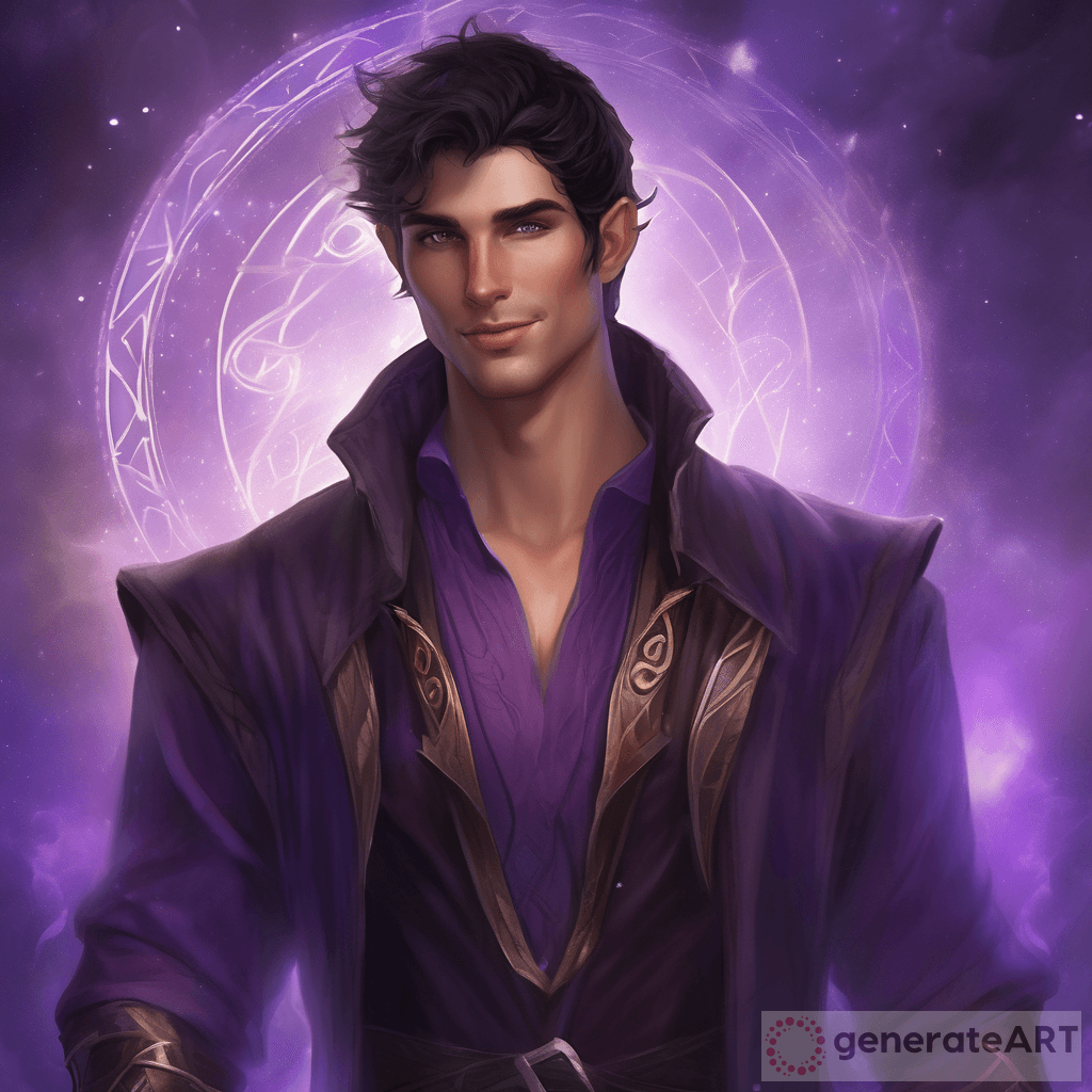 Ethereal Fantasy Concept Art: Ruggedly Handsome Young Male Half-Elf ...