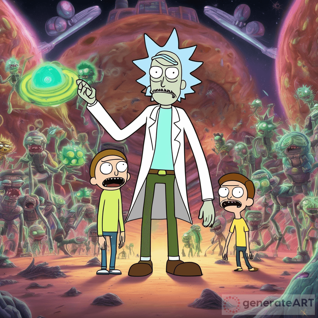 Rick and Morty: An Epic Pixar-Style 3D Adventure | GenerateArt