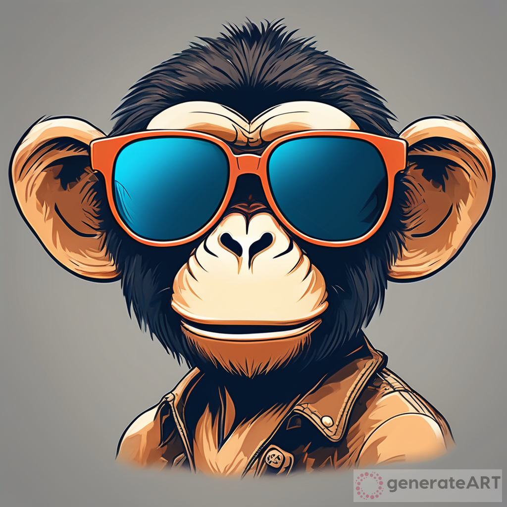 Monkey in Glasses, Baby Animal Art, Funny Monkey Print, Nursery Animal  Decor, Safari Animal Print, Cute Monkey Art - Etsy Singapore