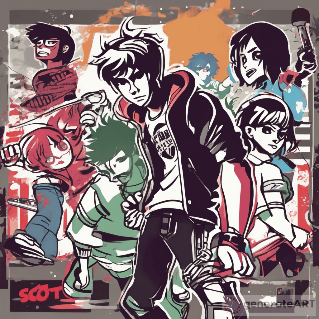 Explore Scott Pilgrim Art Style | GenerateArt