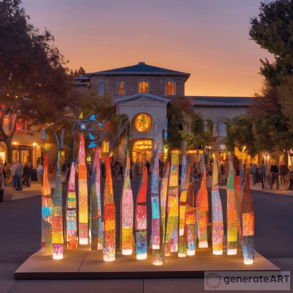 Discover Napa Lighted Art Festival GenerateArt