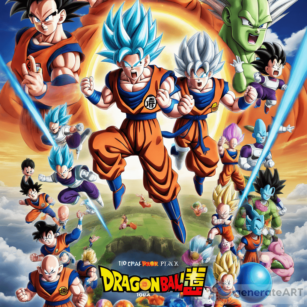 Dragon Ball Super 102 Pixar Mashup Poster | GenerateArt