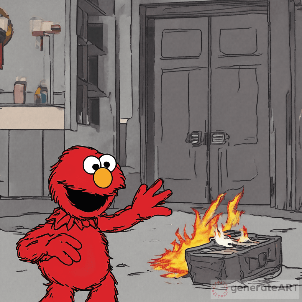 Elmo Fire Meme 