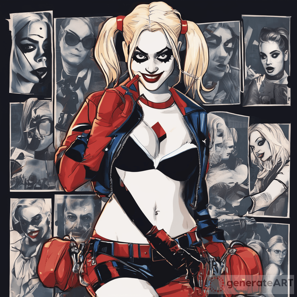 The Chaotic Charm of Harley Quinn | GenerateArt