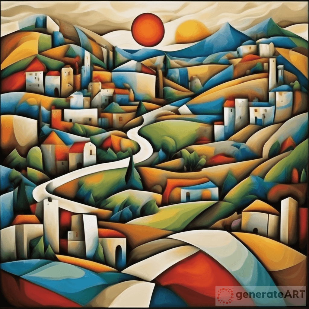 Cubism Art Landscape Exploration | GenerateArt