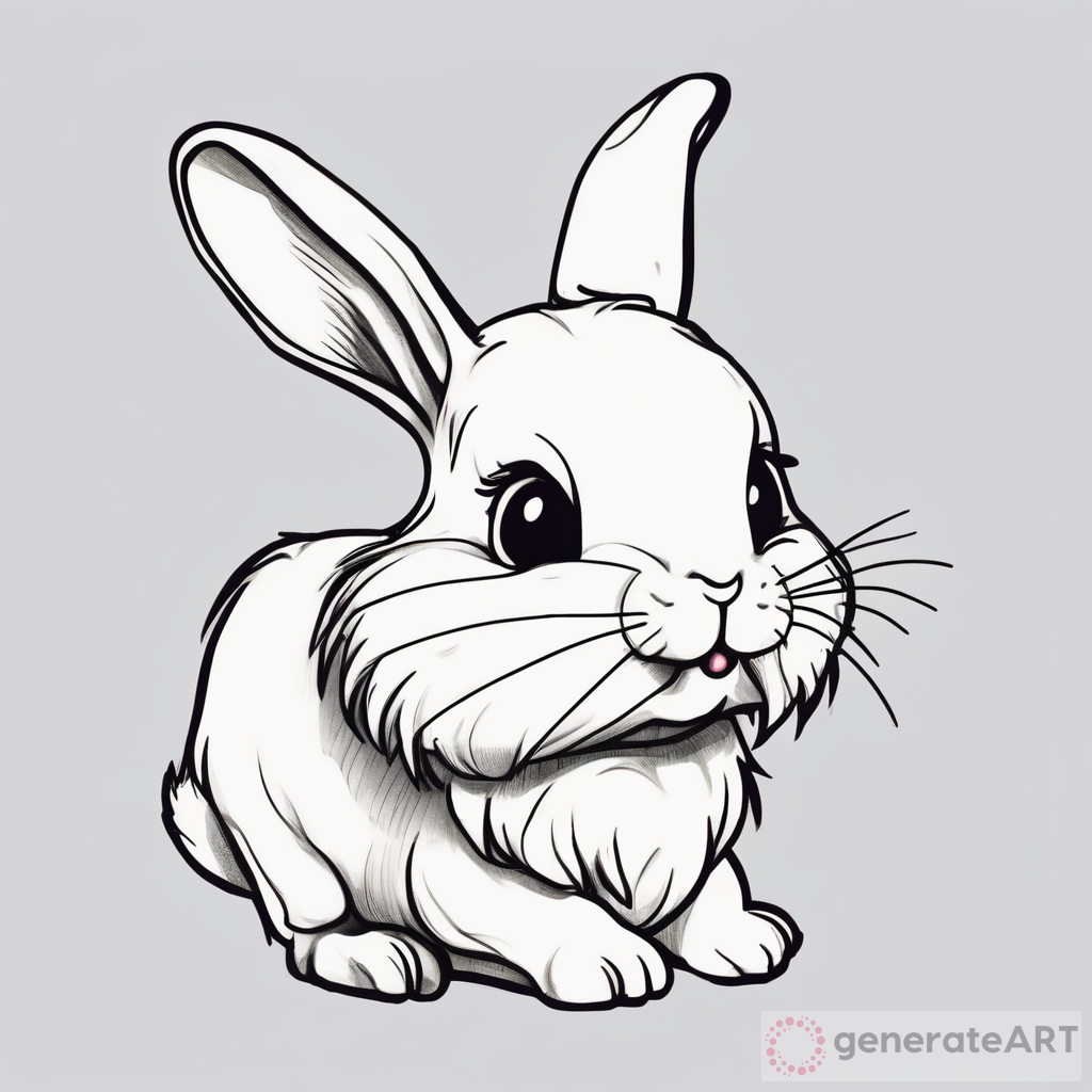 How to Draw a Bunny (Cute) - Step by Step - Easy Peasy and Fun