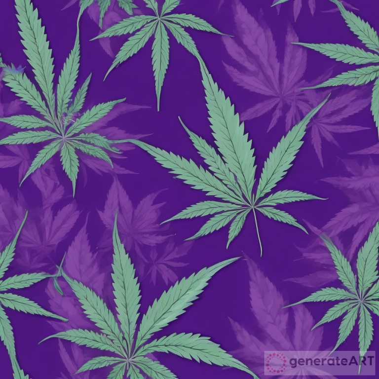 summer dream purple details cannabis leaves