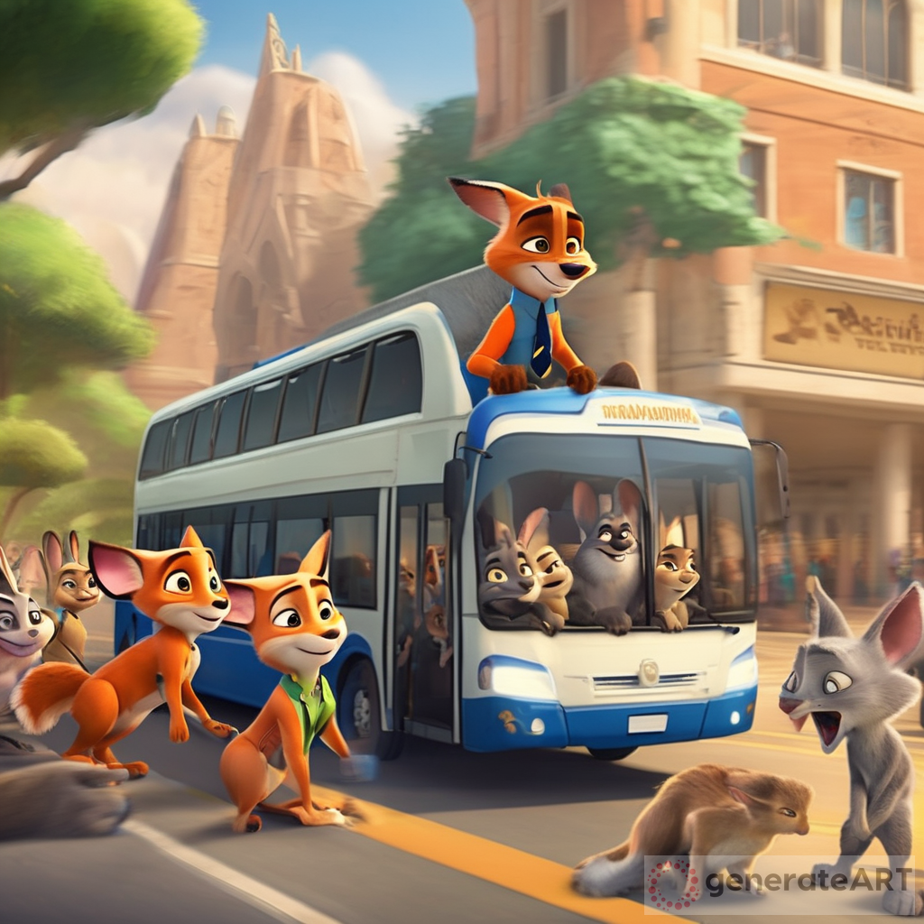 Flash Zootopia Bus Safari Park | GenerateArt