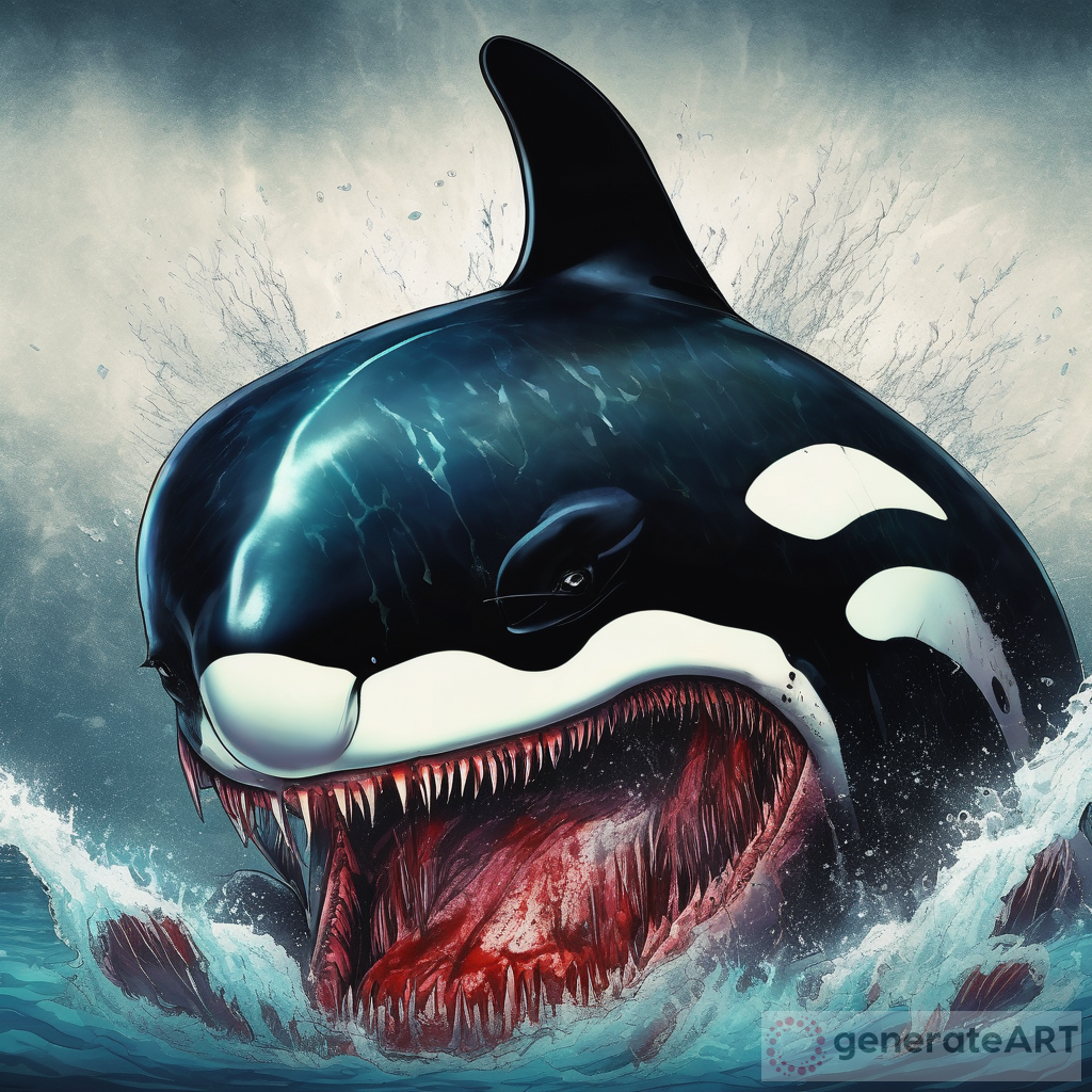 Terrifying Orca Whale Monster | GenerateArt