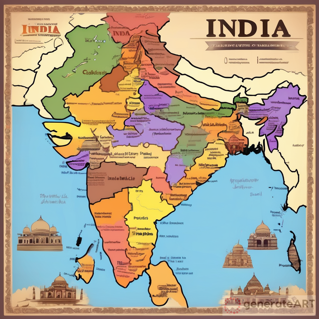 Cultural Map: Unity in Diversity in India | GenerateArt